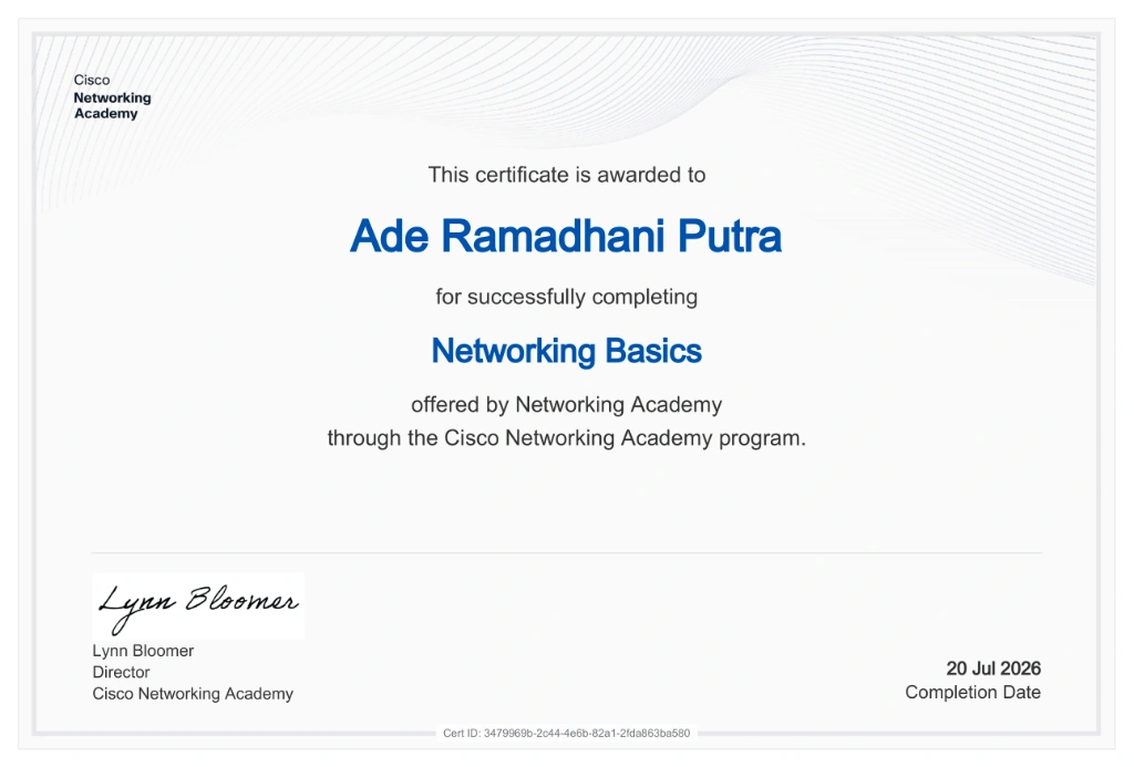 Cisco Networking Academy – Networking Basics