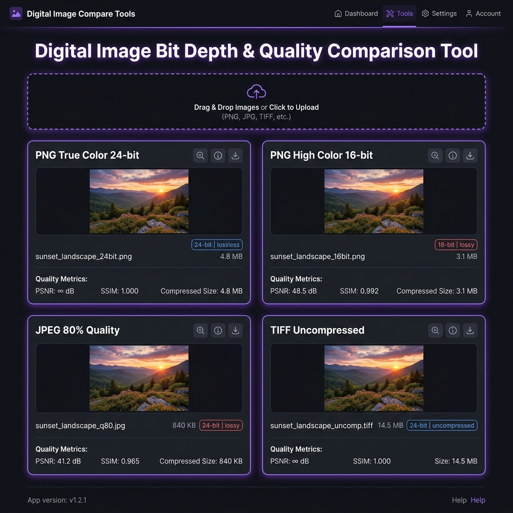 Digital Image Compare Tools